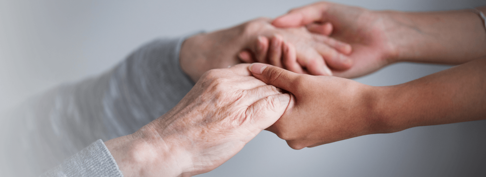 elderly persons, handshake
